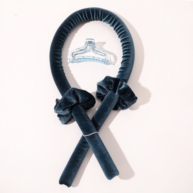 Velvet Heatless Curling Rods Hair Headbands Silk Hair Rollers Curlers Ribbon Wet and Wavy Bundles Flexi Hair Tools Wave Formers