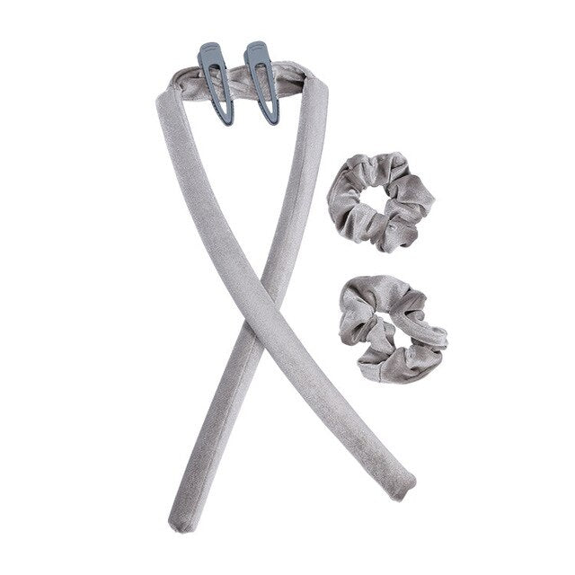Velvet Heatless Curling Rods Hair Headbands Silk Hair Rollers Curlers Ribbon Wet and Wavy Bundles Flexi Hair Tools Wave Formers