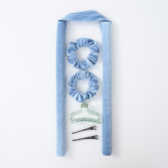 Velvet Heatless Curling Rods Hair Headbands Silk Hair Rollers Curlers Ribbon Wet and Wavy Bundles Flexi Hair Tools Wave Formers