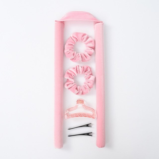 Velvet Heatless Curling Rods Hair Headbands Silk Hair Rollers Curlers Ribbon Wet and Wavy Bundles Flexi Hair Tools Wave Formers