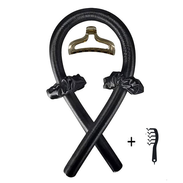 Heatless Hair Curlers Curling Iron Headband Lazy Curler Silk Heatless Curling Wand Make Curly Hair Styling Tool boucleur cheveux