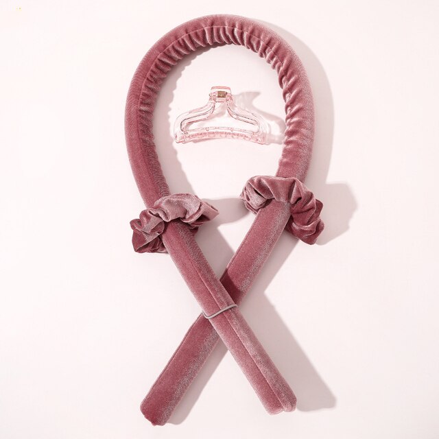 Velvet Heatless Curling Rods Hair Headbands Silk Hair Rollers Curlers Ribbon Wet and Wavy Bundles Flexi Hair Tools Wave Formers