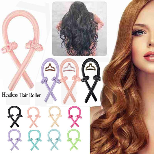 Heatless Hair Curlers Curling Iron Headband Lazy Curler Silk Heatless Curling Wand Make Curly Hair Styling Tool boucleur cheveux